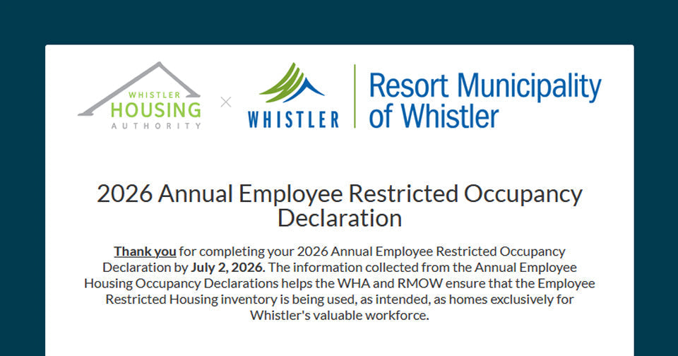 The 2026 Annual Occupancy Declaration Deadline is July 2